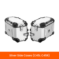 LOBOO CONQUEROR Kufry boczne aluminiowe symetryczne srebrne 45+45L (0.5.07451.004.21)