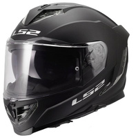 Kask integralny z blendą - LS2 FF818 STORM III SOLID czarny mat - Kolekcja 2026
