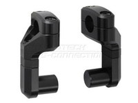 Zestaw Podwyższający Kierownicę 22Mm Sw-Motech Podwyższenie 50-60Mm  Regulacja Odchylenia Black LEH.00.039.170/B