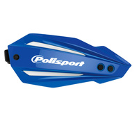 POLISPORT OSŁONY RĄK (HANDBARY) MODEL BULLIT Z UNIWERSALNYM ZESTAWEM MONTAŻOWYM 22/28 KAWASAKI KX/KXF '07-22', SUZUKI RM/RMZ '04-22', YAMAHA YZ/YZF '04-07' KOLOR NIEBIESKI