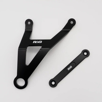 Mocowanie Wydechu + Zaślepka Podnóżka Rg Racing H-D Pan America 21- Black