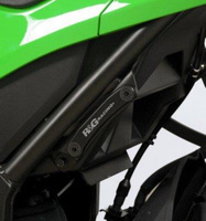 Mocowanie Wydechu + Zaślepka Podnóżka RG Racing Kawasaki Ninja 300 / Z250 Black