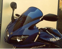Szyba motocyklowa MRA YAMAHA FZS 600 FAZER, RJ02, 2002-2003, forma T, czarna