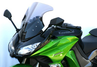 Szyba motocyklowa MRA KAWASAKI Z 1000 SX, ZXT00G/ZXT00L/ZXT00M, 2011-2016, forma R, czarna