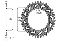 SUNSTAR ZĘBATKA TYLNA 4482 59 YAMAHA XVS 125 DRAG STAR 00-05 (JTR1874.59) (ŁAŃC. 428) (448259JT)
