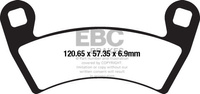 Klocki hamulcowe EBC SXR656HH Side By Side Race Formula (kpl. na 1 tarcze)