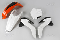 UFO KOMPLET PLASTIKÓW KTM SX 85 '13-'17 KOLOR OEM '17 (POMARAŃCZOWY/BIAŁY)