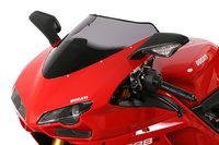 Szyba motocyklowa MRA DUCATI 1098 / R / S, H6/H7, -, forma O, czarna