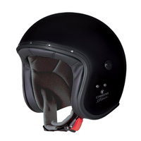 KASK OTWARTY CABERG JET FREERIDE CZARNY MAT (WIZJER Z ZESTAWIE)