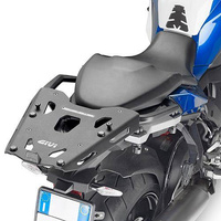 GIVI SRA5138B STELAŻ KUFRA CENTRALNEGO Z CZARNĄ ALUMINIOWĄ PŁYTĄ MONOKEY -  BMW S 1000 XR (20 > 21) - SRA5138B