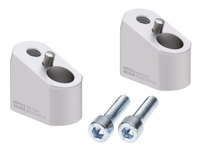 Podwyższenie kierownicy z offsetem 30 mm wysokości, 20 mm tyłu, srebrne do Triumph Tiger Explorer 1200 (2012-2020)