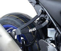 Mocowanie Wydechu + Zaślepka Podnóżka RG Racing Suzuki Sv650 16- Black