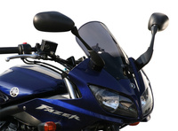 Szyba motocyklowa MRA YAMAHA FZS 1000 FAZER, RN06/RN14, 2001-2005, forma R, czarna