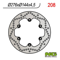 NG TARCZA HAMULCOWA PRZÓD HONDA XL 600V (87-95) TRANSALP, DAELIM VL 125 DAYSTAR '00-'12 (276x144x4,5) (6x10,5mm)
