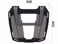 Hepco&Becker Honda CB 1000 BIG 1 (1993-1996) Easyrack-Metal Carrier for TC - 661197 01 01