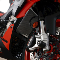 Osłona Chłodnicy Rg Racing Aprilia 660 Tuono 21-/Rs660 21- Titanium