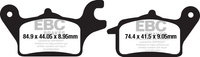 Klocki hamulcowe EBC SFA655 skuterowe (kpl. na 1 tarcze)