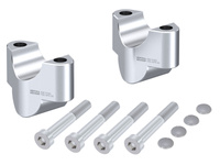 Podwyższenie kierownicy do KTM 1090 Adventure R (2017-2018), 25 mm - srebrne