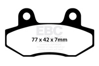 Klocki hamulcowe EBC SFAC758 skuterowe karbonowe (kpl. na 1 tarcze)