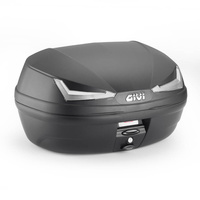 Kufer centralny GIVI 45 Litrów z płyta Monolock - ( E455NT ) Biały odblask