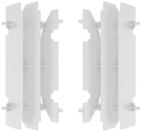 POLISPORT OSŁONY CHŁODNICY (KRATKI- KOMPLET) SUZUKI RM 125 '01-'08; RM 250 '96-'06; DRZ 400 '00-'22 KOLOR BIAŁY