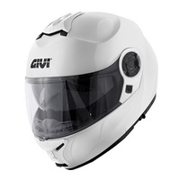 GIVI KASK X.21 EVO BASIC- SZCZĘKOWY Z BLENDĄ - BIAŁY ROZMIAR M / 58
