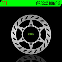 NG TARCZA HAMULCOWA PRZÓD AJP PR3/PR4 125/200 04-09 (255X108X3,5MM) (6X6,5MM)