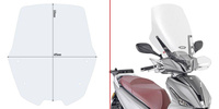 GIVI SZYBA PRZEŹROCZYSTA 53,5 x 49,5 cm (H x W) - KYMCO People S 125-150-200 (20 > 22) - D6113ST