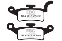 Klocki hamulcowe EBC SFAC492 skuterowe karbonowe (kpl. na 1 tarcze)