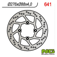 NG TARCZA HAMULCOWA PRZÓD HONDA XL 125 V VARADERO (276X88X4) (4X10,5MM)