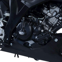 Osłona Silnika Rg Racing Suzuki Gsx-R125/Gsx-S125 Prawa Strona Osłona Sprzęgła Black