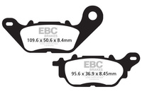 Klocki hamulcowe EBC SFA464 skuterowe (kpl. na 1 tarcze)