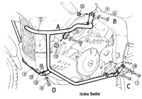 Hepco&Becker igator (2000-2005) Gmol silnika - 501705 00 01