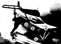 Hepco&Becker -R 600/750 (2004-2005) topcase carrier - 6503502 01 01