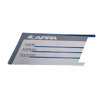 KAPPA TABLICZKA ADRESOWA DO KUFRA K53N  - Z289KR