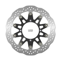 NG TARCZA HAMULCOWA PRZÓD KAWASAKI SUPERMOTARD 125/250 '06, SUPERMOTARD 450 '06-10 (320X109X5MM) (4X9,5MM) WAVE PŁYWAJĄCA (ŚRODEK ALUMINIOWY)