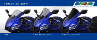 Szyba motocyklowa MRA YAMAHA YZF-R3, , 2019-, forma R, czarna