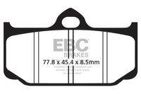 Klocki hamulcowe EBC FA211 (kpl. na 1 tarcze)