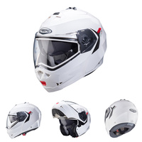 KASK SZCZĘKOWY CABERG FLIP-UP DUKE X BIAŁY POŁYSK