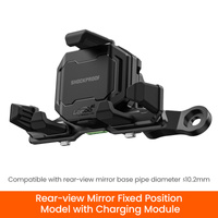 LOBOO Uchwyt na telefon PH06 (z modułem ładowania, pod lusterko, ?10.2mm) (10.3.08006.003.11)