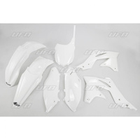 UFO KOMPLET PLASTIKÓW KAWASAKI KXF 250 '13-'16 KOLOR BIAŁY (KA219E047)