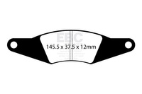 EBC Klocki kartingowe FA557 (1 kpl. na tarczę)