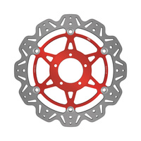 Tarcza hamulcowa motocyklowa EBC VR841RED VEE, czerwona