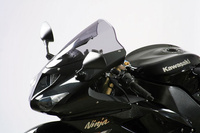 Szyba motocyklowa MRA KAWASAKI ZX 10 R, ZX636C/ZX600N/XCT00D, 2006-2007, forma R, czarna