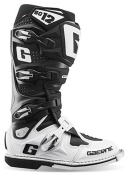 GAERNE BUTY CROSS/ENDURO MODEL SG-12 BLACK/WHITE KOLOR CZARNY/BIAŁY rozm .41