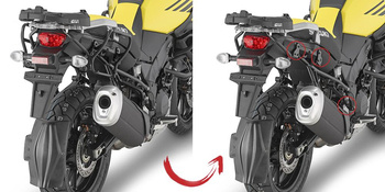 GIVI stelaż kufrów bocznych V35 / K33 - SUZUKI DL 1000 V-STROM (17) - PLXR3114