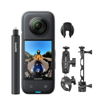 Kamera motocyklowa Insta360 X3 Motorcycle Kit - zestaw z kamerą i akcesoriami