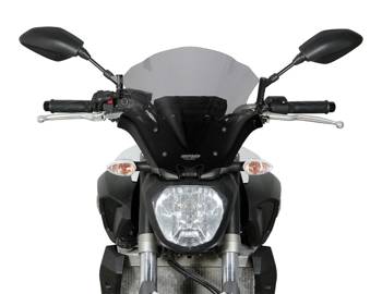 Szyba motocyklowa MRA YAMAHA MT-07, RM04, 2014-2017, forma NRM, przyciemniana